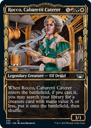 Rocco, Cabaretti Caterer (Gilded)